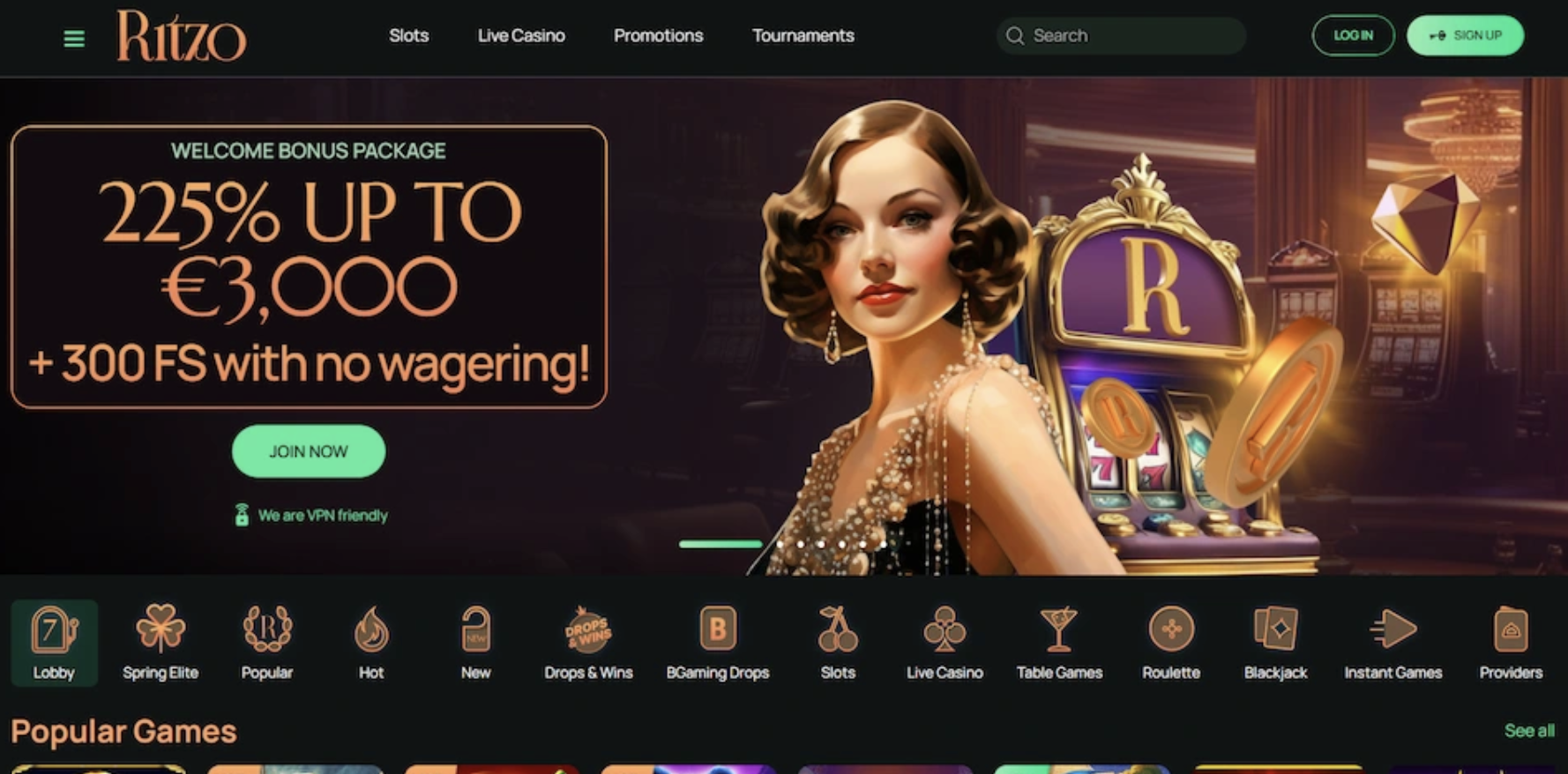 Ritzo Casino Review